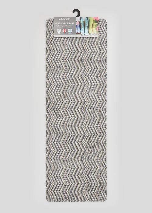 Chevron Muddle Mat (150cm x 50cm) Image 1