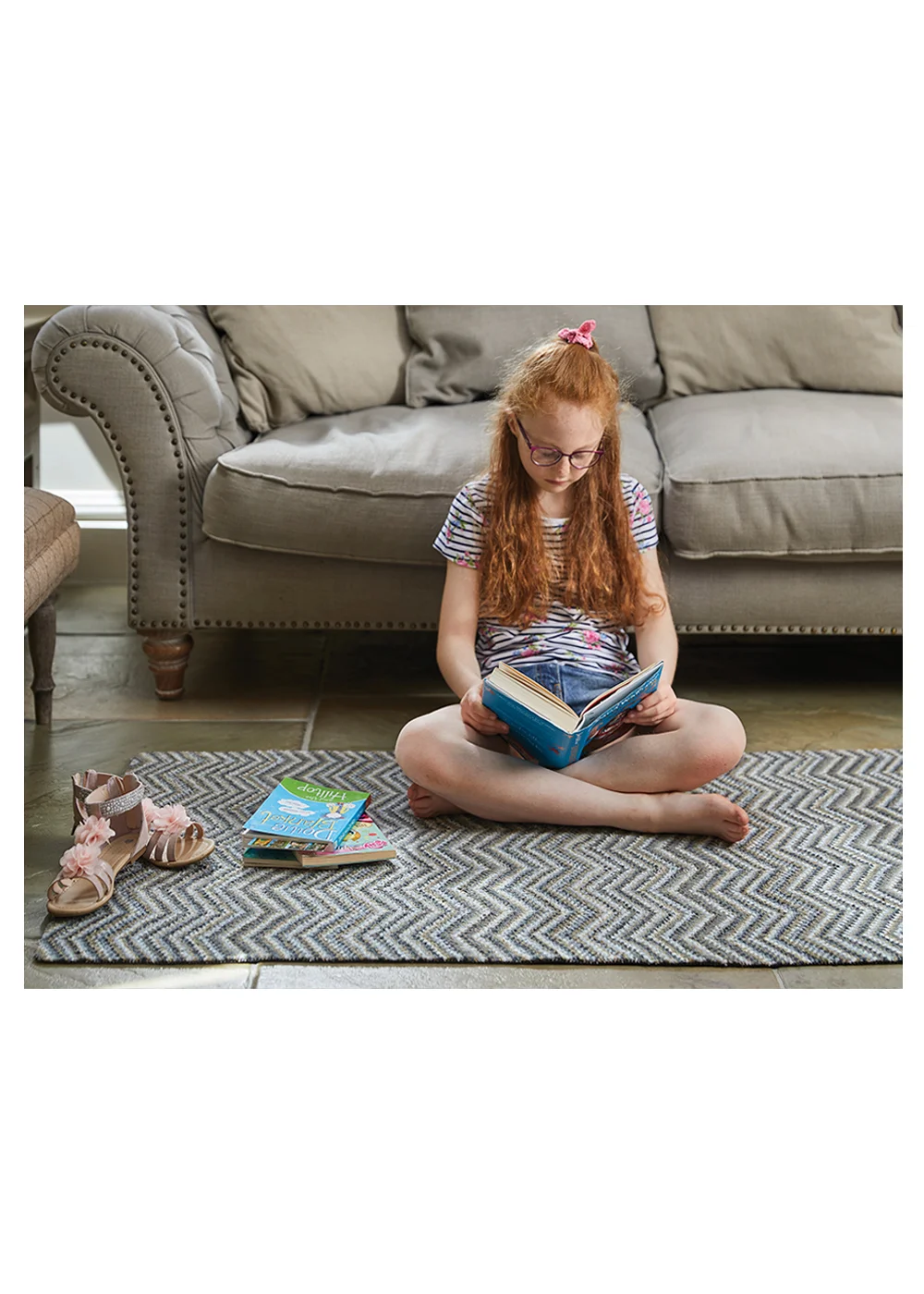 Chevron Muddle Mat (150cm x 50cm) Image 4