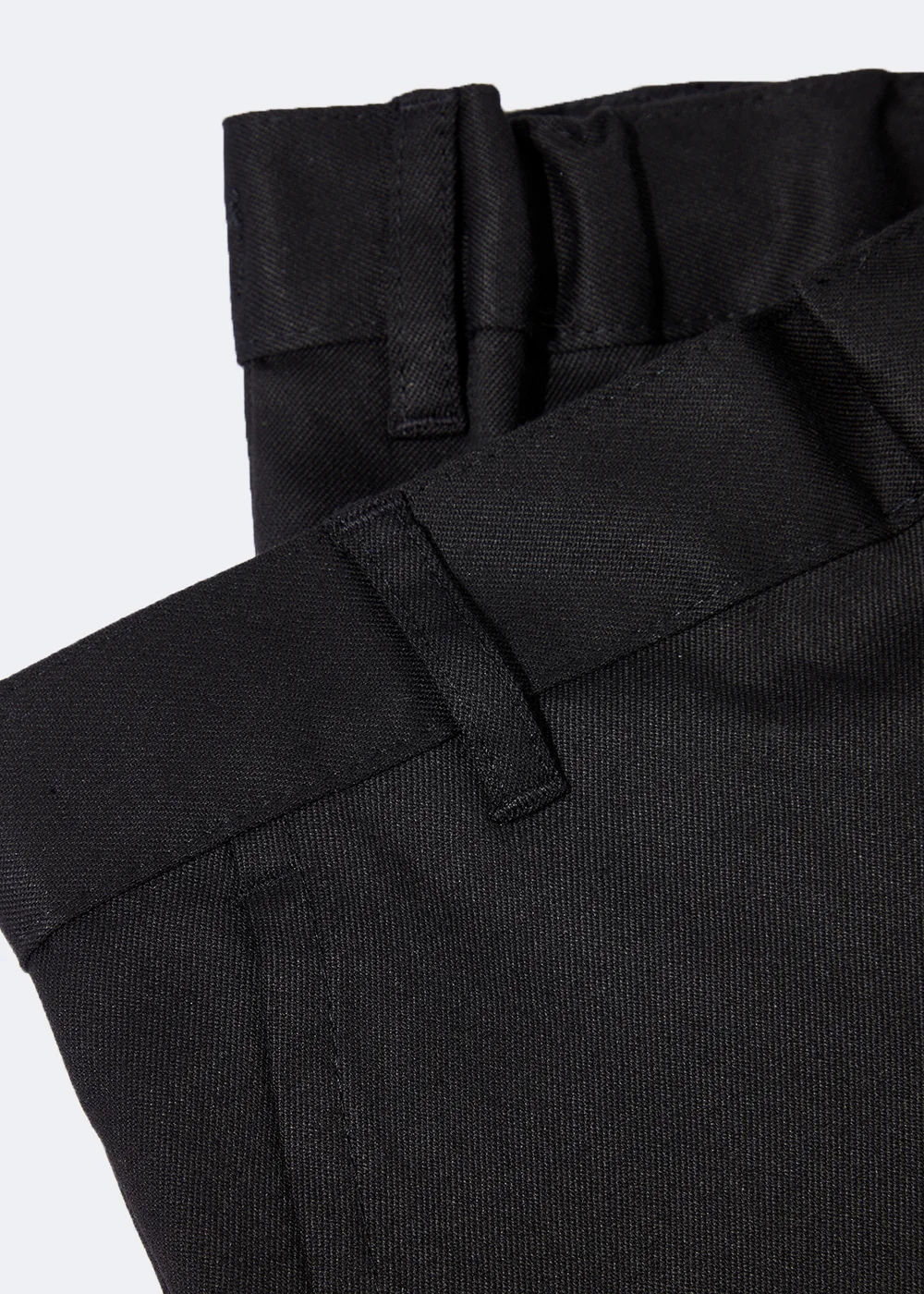 Boys 2 Pack Black Skinny Fit School Trousers (6-16yrs) - 6 Yrs Image 2
