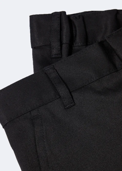 Boys 2 Pack Black Skinny Fit School Trousers (6-16yrs) - 6 Yrs Image 2