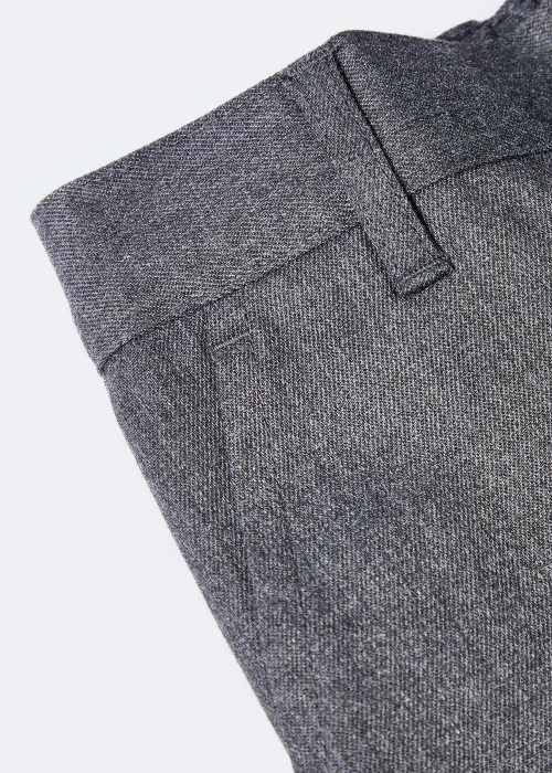 Boys 2 Pack Grey Skinny Fit School Trousers (6-13yrs) - 6 Yrs Image 2
