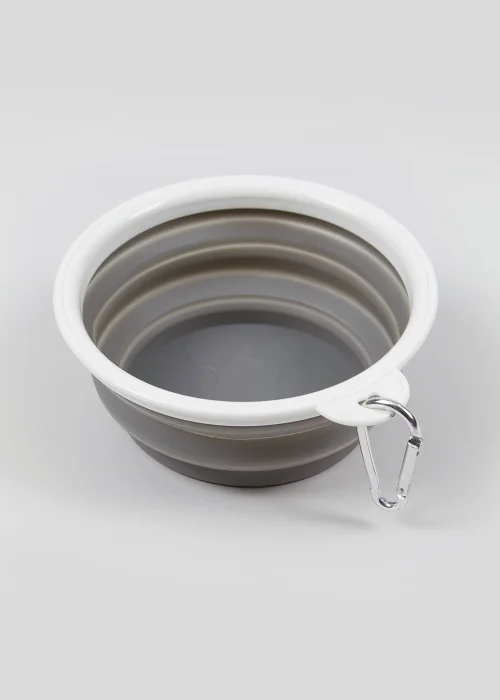 Grey Collapsible Pet Bowl (13cm) Image 5