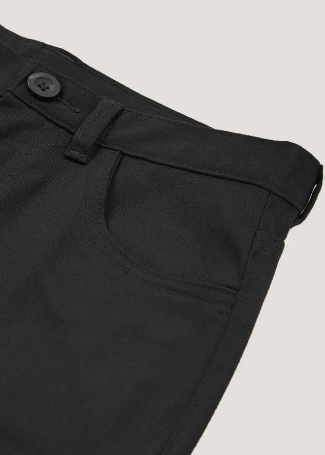 Boys Black School Jeans (4-16yrs)