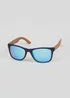 Foster Grant Frosted Wooden Arm Sunglasses - One Size Image 1
