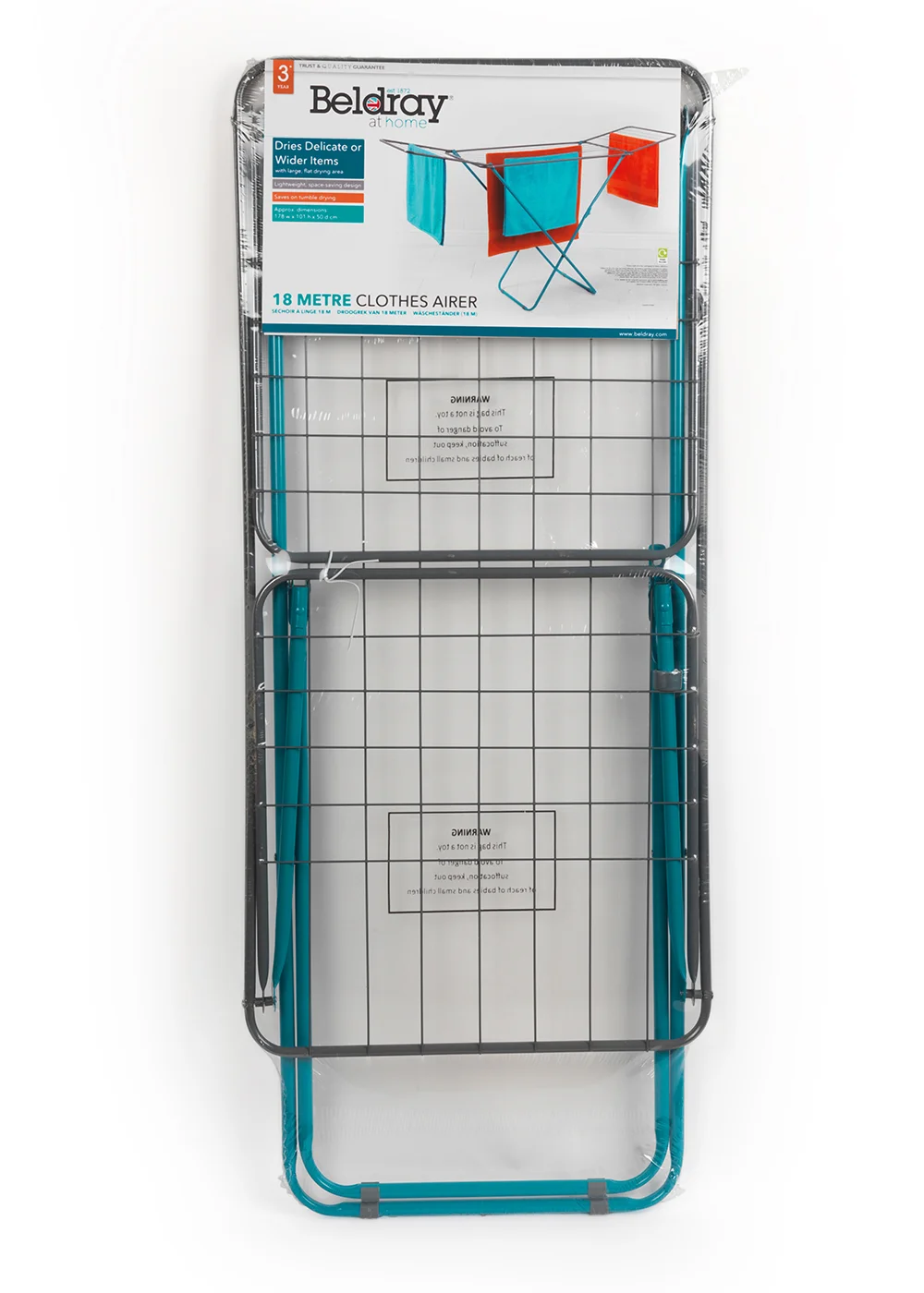 Beldray Clothes Horse (116cm x 48cm) Image 4