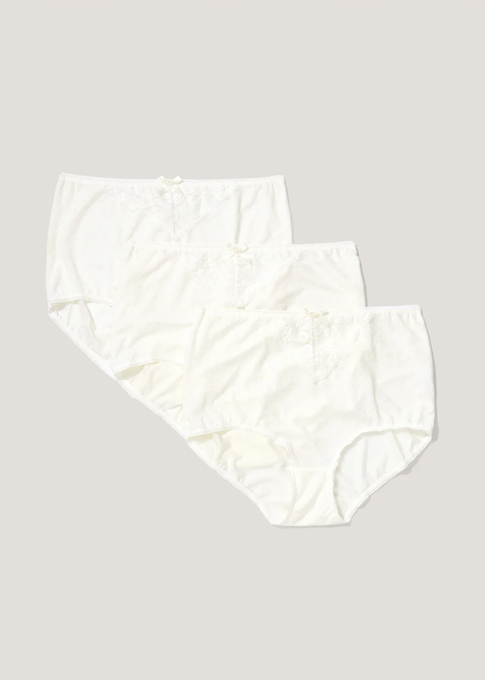 3 Pack Jacquard Full Knickers - 8 Image 1