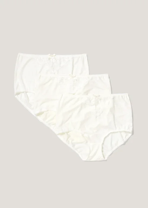 3 Pack Jacquard Full Knickers - 8 Image 1