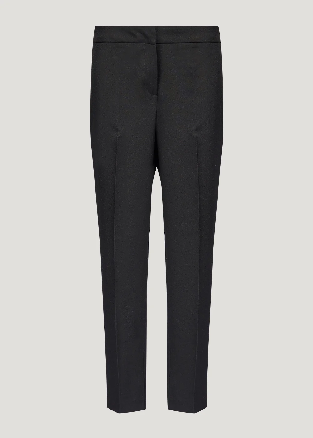 Et Vous Black Straight Fit Trousers (Long Length) - Size 8 Image 2