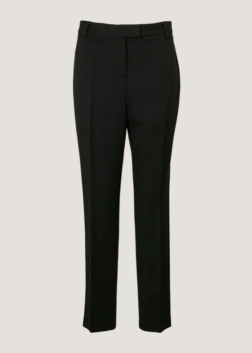 Et Vous Black Slim Fit Ankle Grazer Trousers (Long Length) - 8 Image 5
