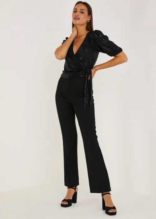 Et Vous Black Bootcut Trousers (Regular) - 14 Image 1