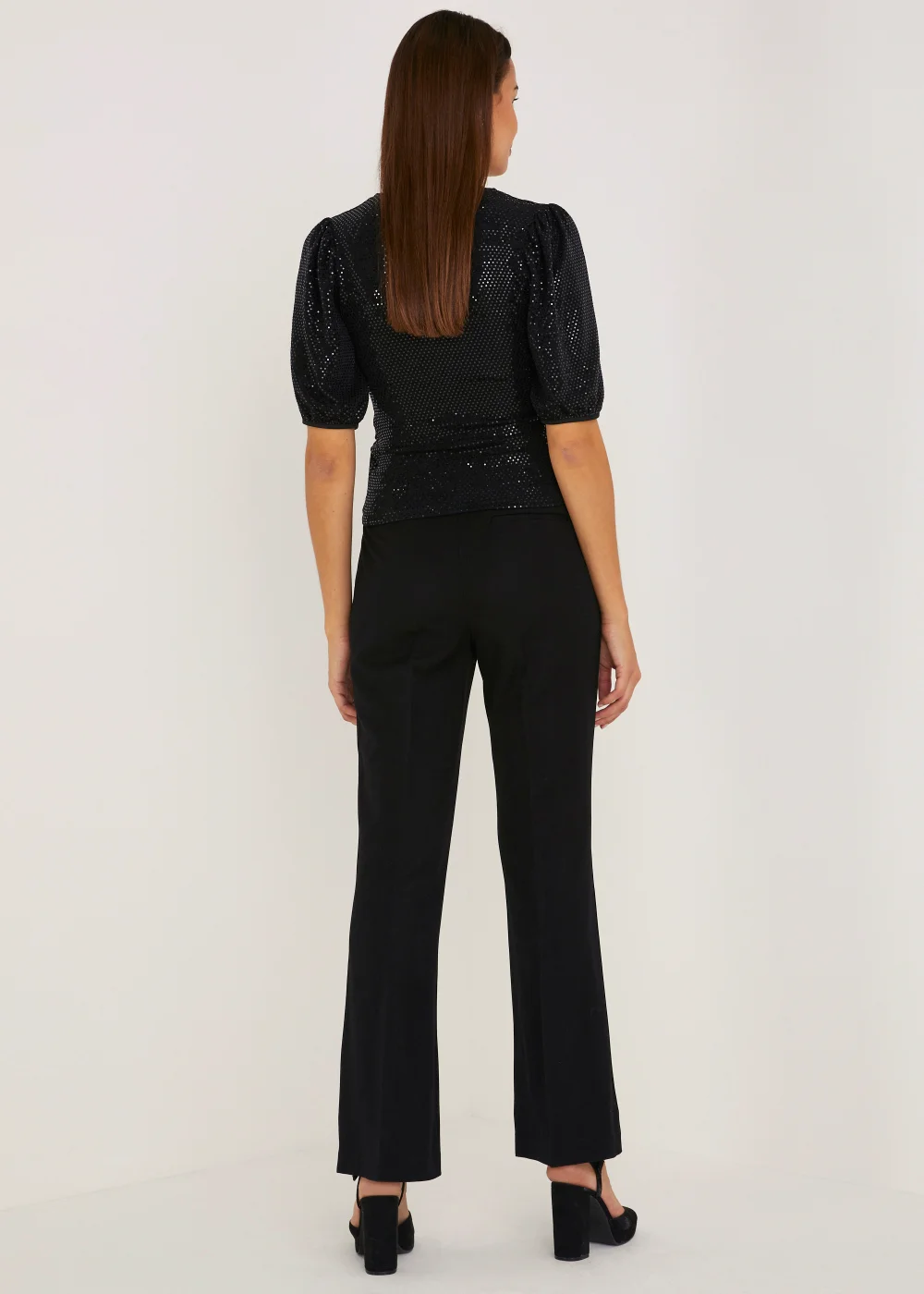 Et Vous Black Bootcut Trousers (Regular) - 14 Image 2