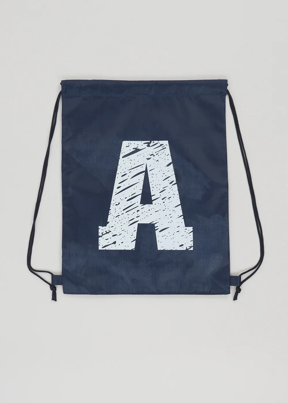 Kids Navy Alphabet School Pump Bag - A Image 1