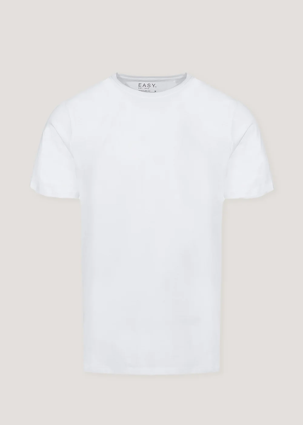 White Essential Crew Neck T-Shirt - S Image 4
