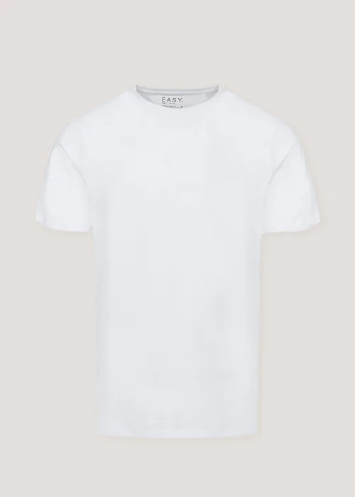White Essential Crew Neck T-Shirt - S Image 4