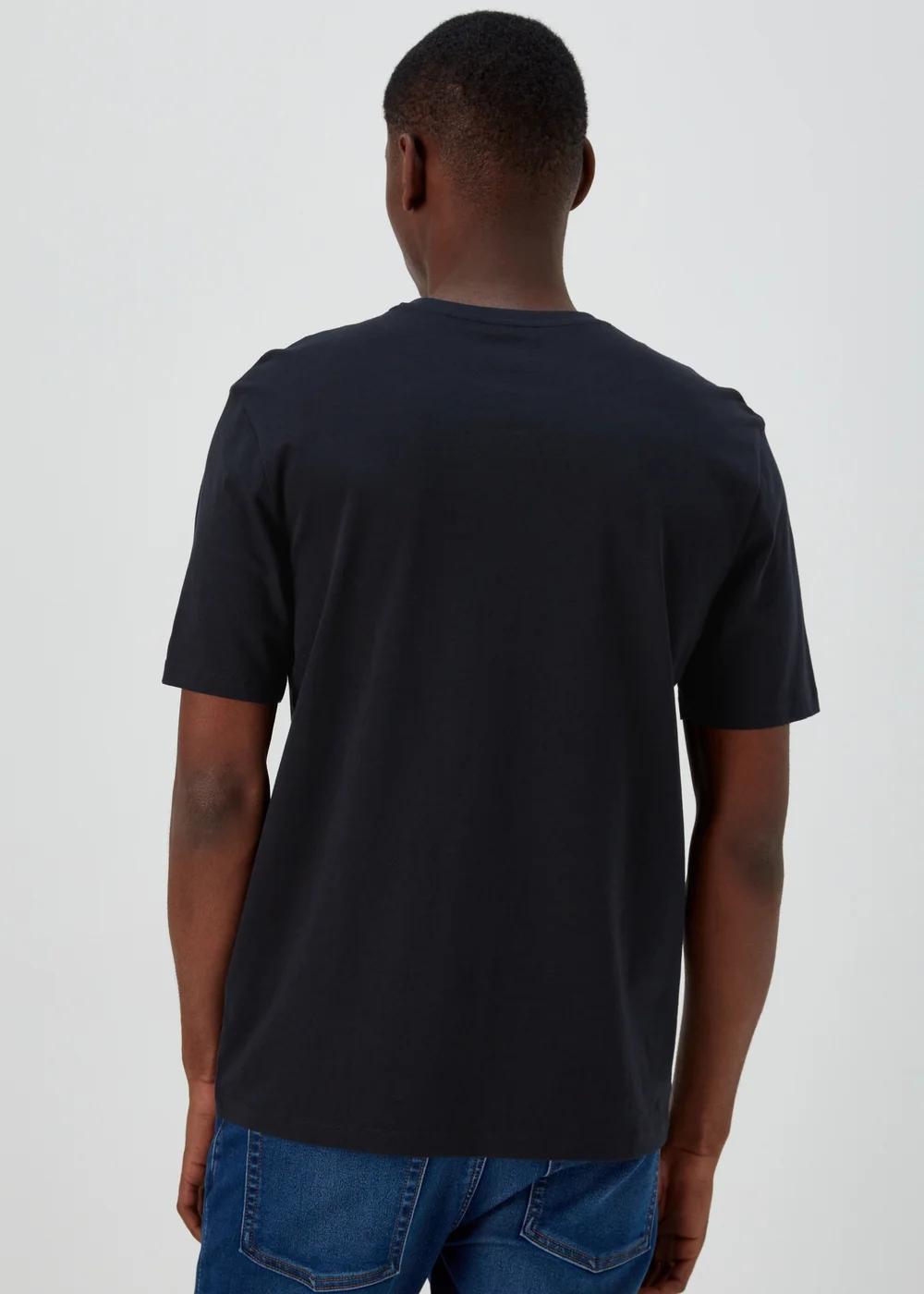 Navy Essential Crew Neck T-Shirt - Small Image 2