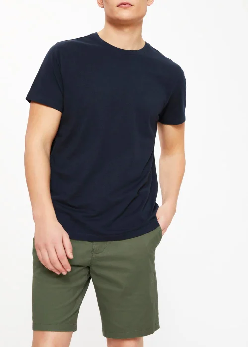 Navy Essential Crew Neck T-Shirt - S Image 1