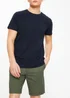 Navy Essential Crew Neck T-Shirt - S Image 1