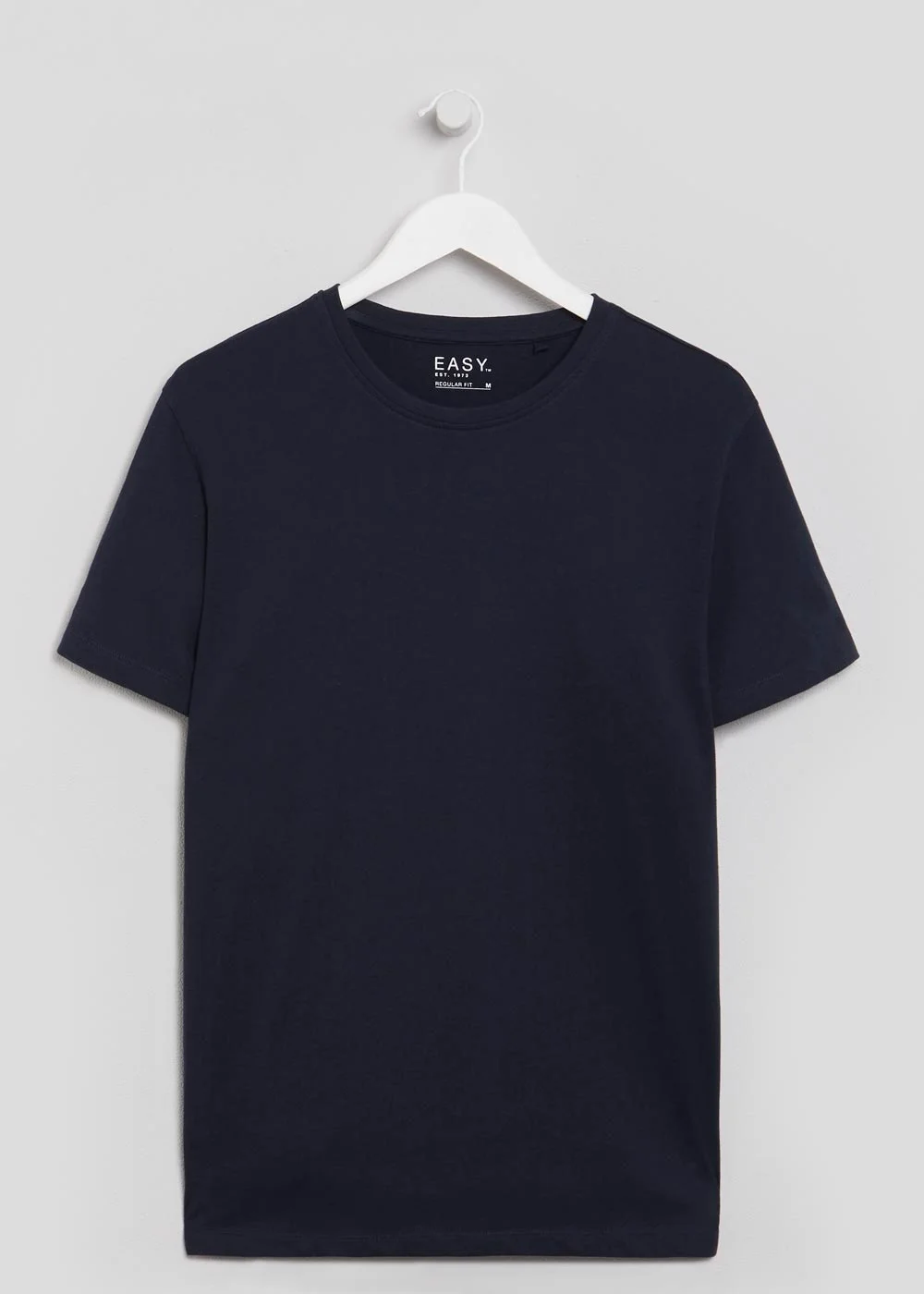 Navy Essential Crew Neck T-Shirt - S Image 4