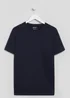 Navy Essential Crew Neck T-Shirt - S Image 4