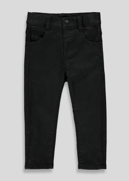 Boys Black Skinny Jeans (9mths-6yrs) - 9-12 months Image 1