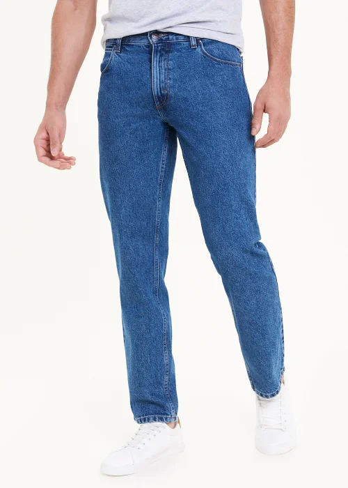 Wrangler Blue Straight Fit Jeans - 30 R Image 1