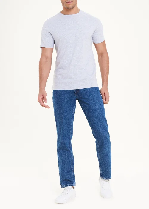 Wrangler Blue Straight Fit Jeans - 30 R Image 3