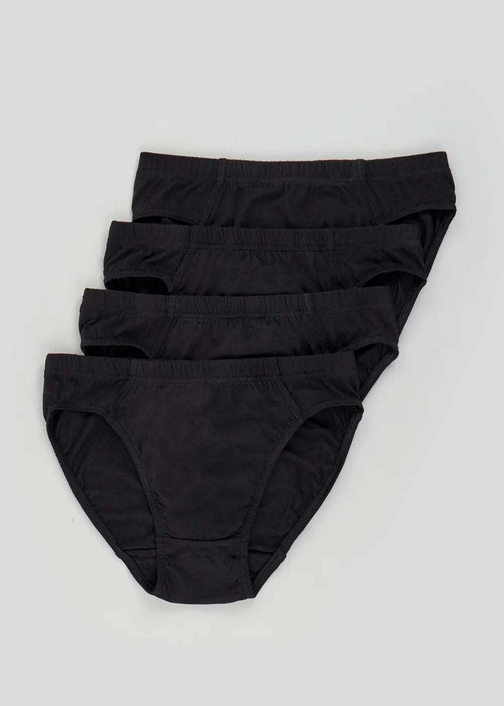 4 Pack Black Briefs - S Image 1