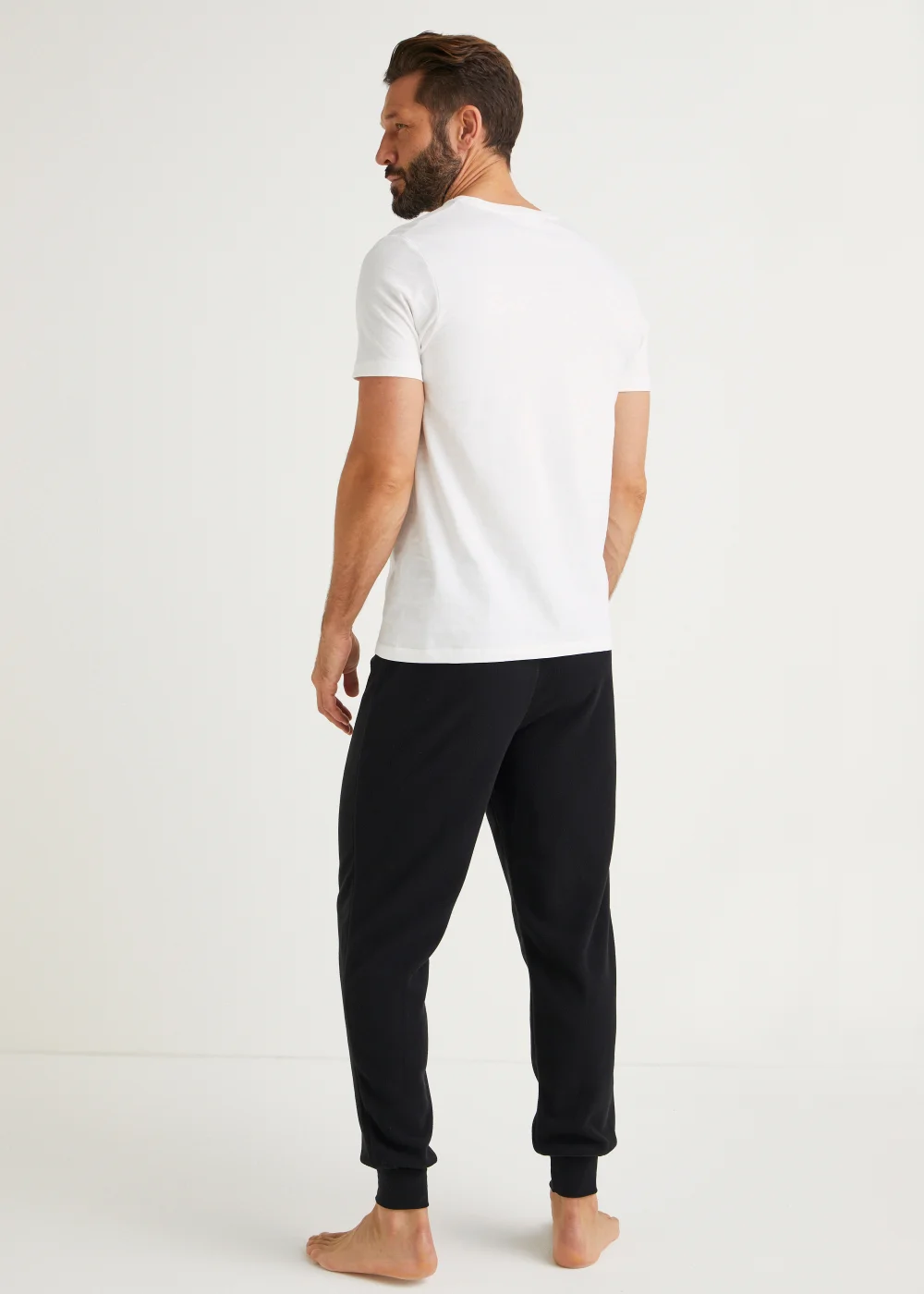 Black Microfleece Thermal Long Johns - S Image 2