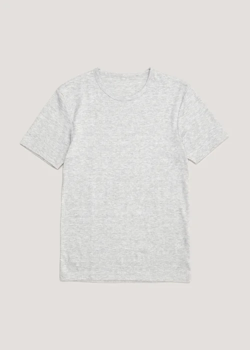 Grey Thermal T-Shirt - S Image 4