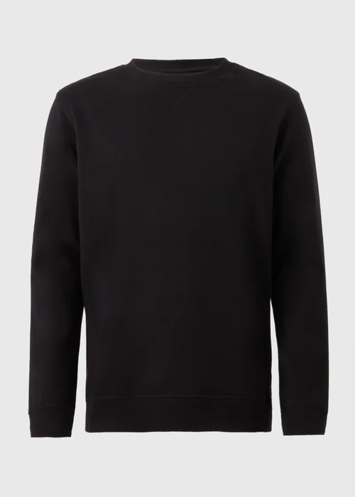 Black Essential Crew Neck Sweatshirt - S Image 5