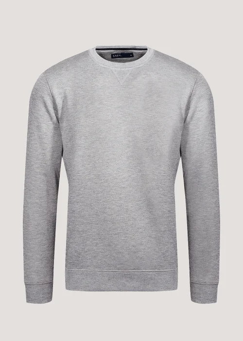 Grey Essential Crew Neck Sweatshirt - Small Image 8
