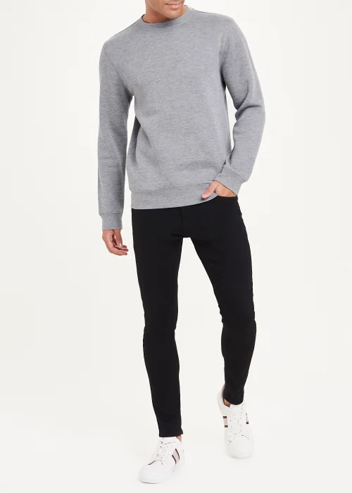 Grey Essential Crew Neck Sweatshirt - Small Image 7