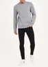 Grey Essential Crew Neck Sweatshirt - Small Image 7