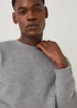 Grey Essential Crew Neck Sweatshirt - Small Image 4