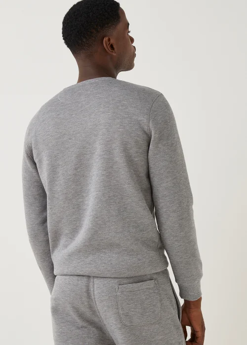 Grey Essential Crew Neck Sweatshirt - Small Image 2