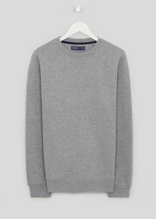 Grey Essential Crew Neck Sweatshirt - Small Image 3