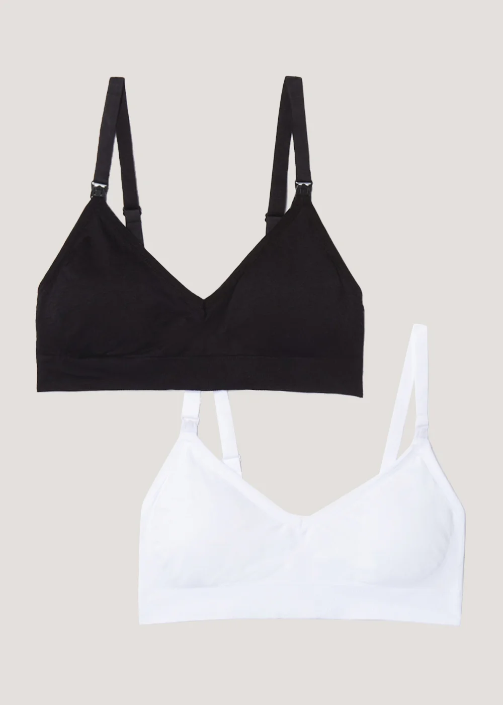 2 Pack Seamless Nursing Bras - Small Image 1