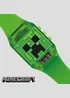 Kids Green Minecraft Light Up Digital Watch (One Size) - One Size Image 2