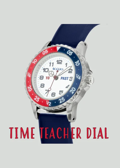 Kids Tikkers Blue Time Teacher Watch (One Size) - One Size Image 5