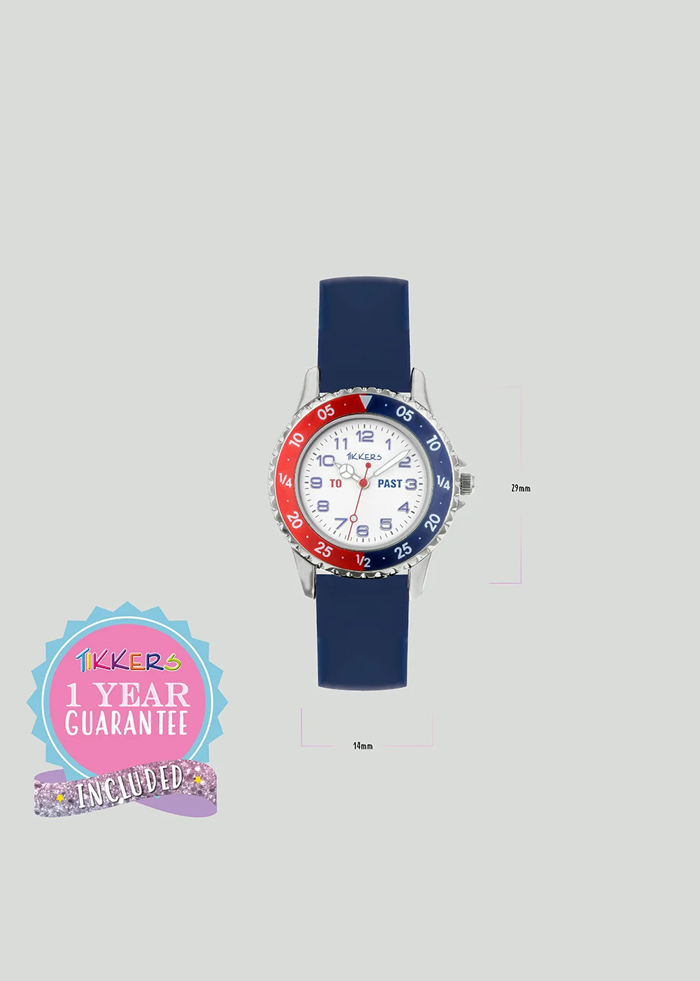 Kids Tikkers Blue Time Teacher Watch (One Size) - One Size Image 6