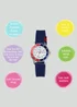 Kids Tikkers Blue Time Teacher Watch (One Size) - One Size Image 4