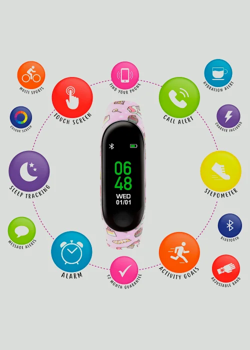 Kids Tikkers Smart Activity Tracker Watch (One Size) - One Size Image 2