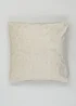 Beige Velvet Foil Cushion (50cm x 50cm) Image 1