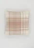 Beige Check Cushion (50cm x 50cm) Image 1