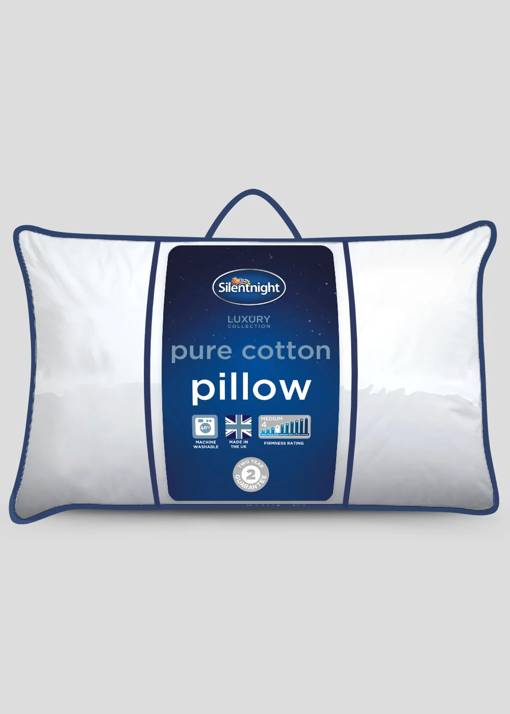 Silentnight Pure Cotton Pillow Pair Image 1