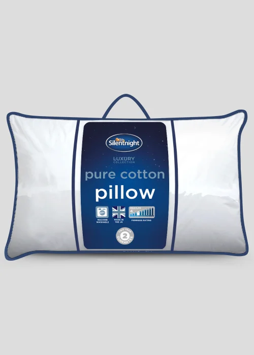 Silentnight Pure Cotton Pillow Pair Image 1