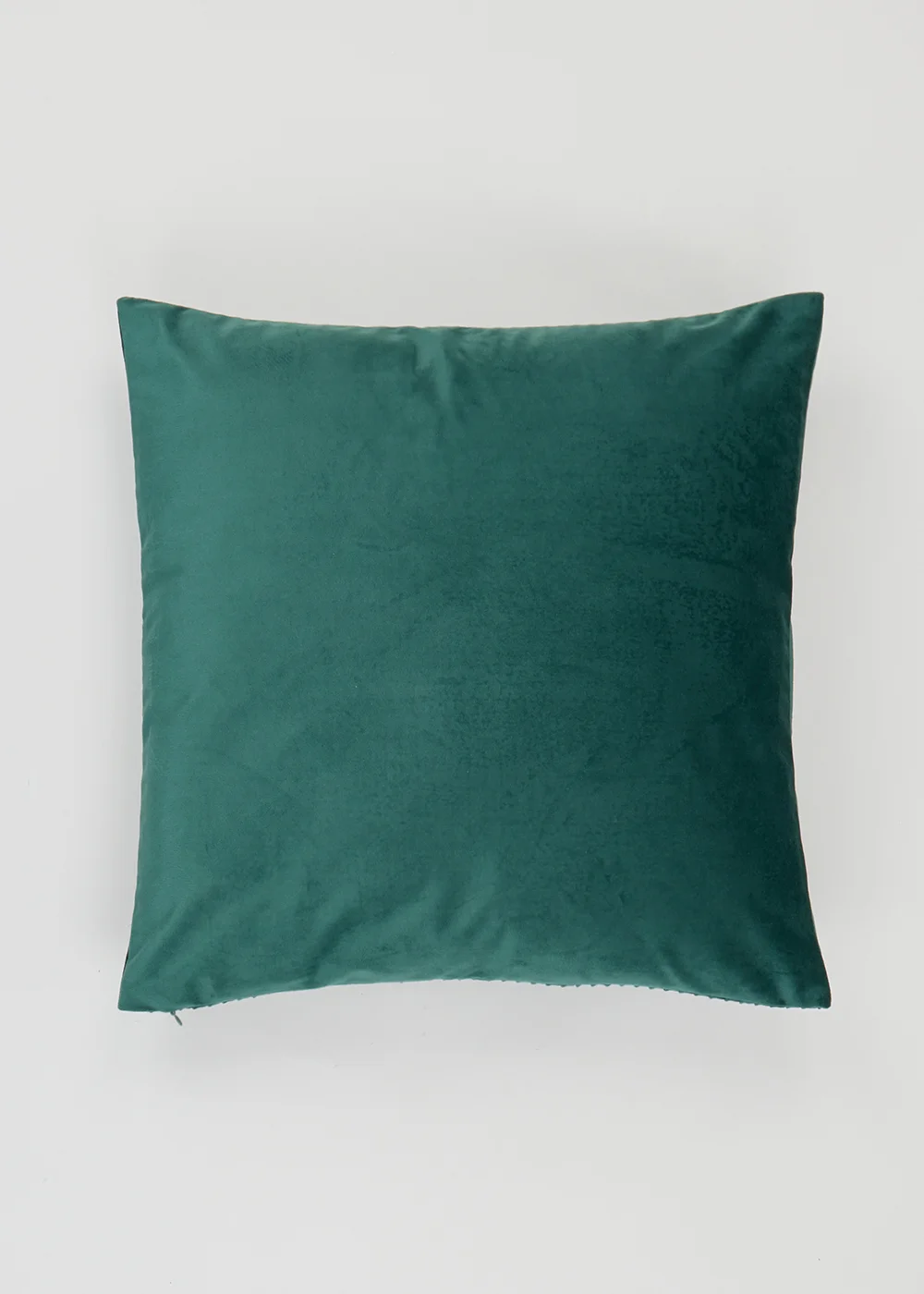 Green Pleated Velvet Cushion (50cm x 50cm) Image 5