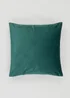 Green Pleated Velvet Cushion (50cm x 50cm) Image 5