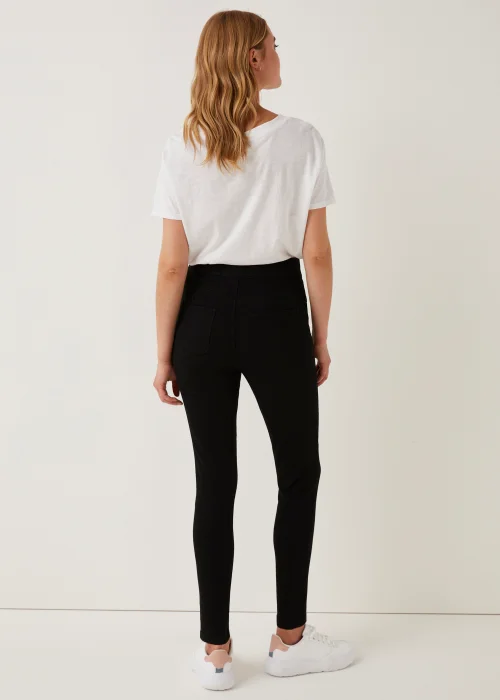 Rosie Black Push Up Jeggings - 8 Image 3