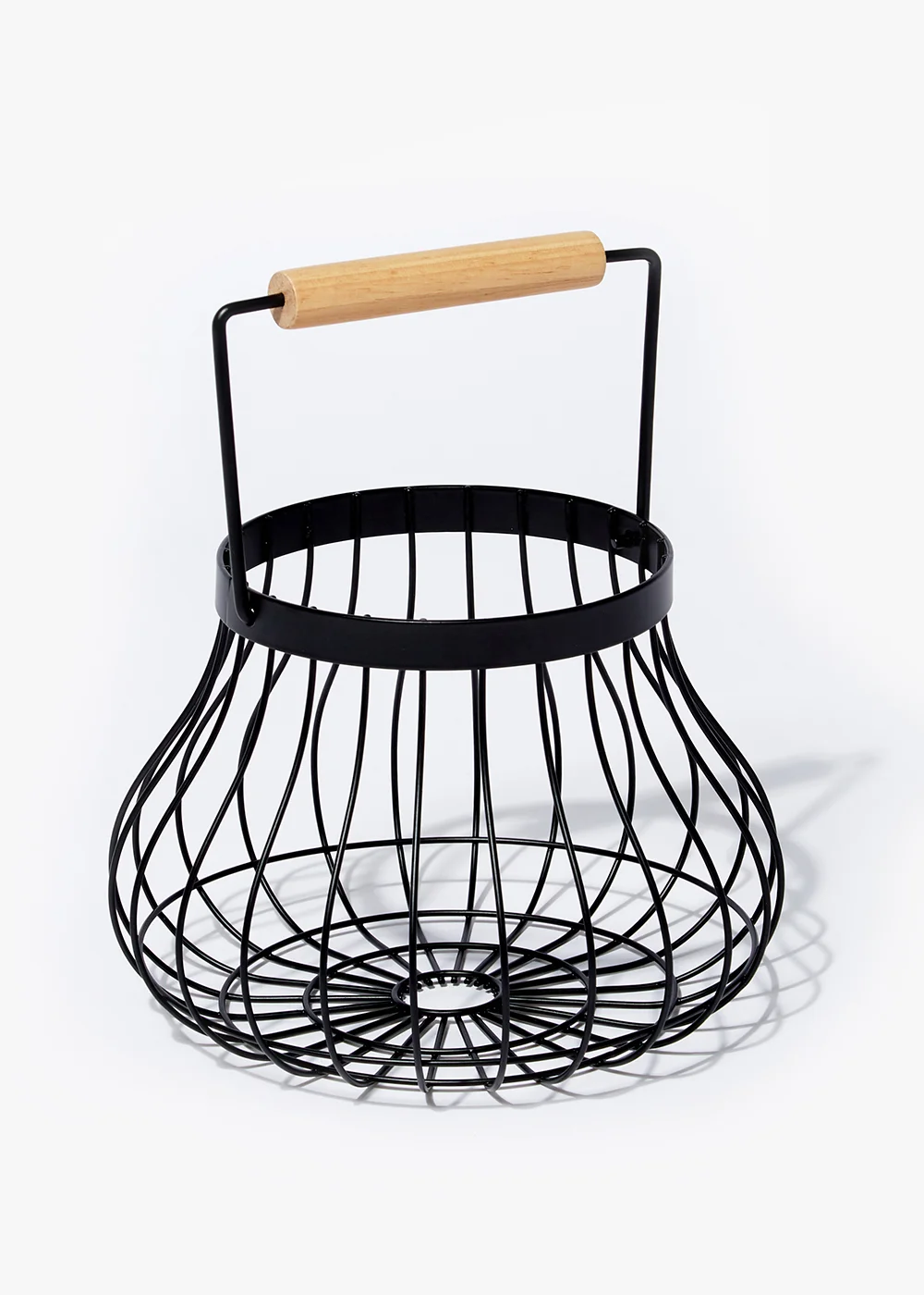 Black Wire Egg Basket Image 1